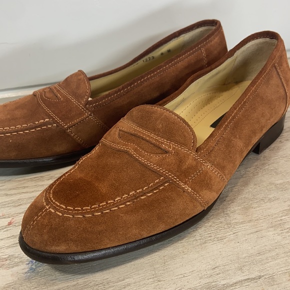 Zelli Handcrafted Suede Men Loafer size 9N Excellent Condition! - Picture 4 of 8